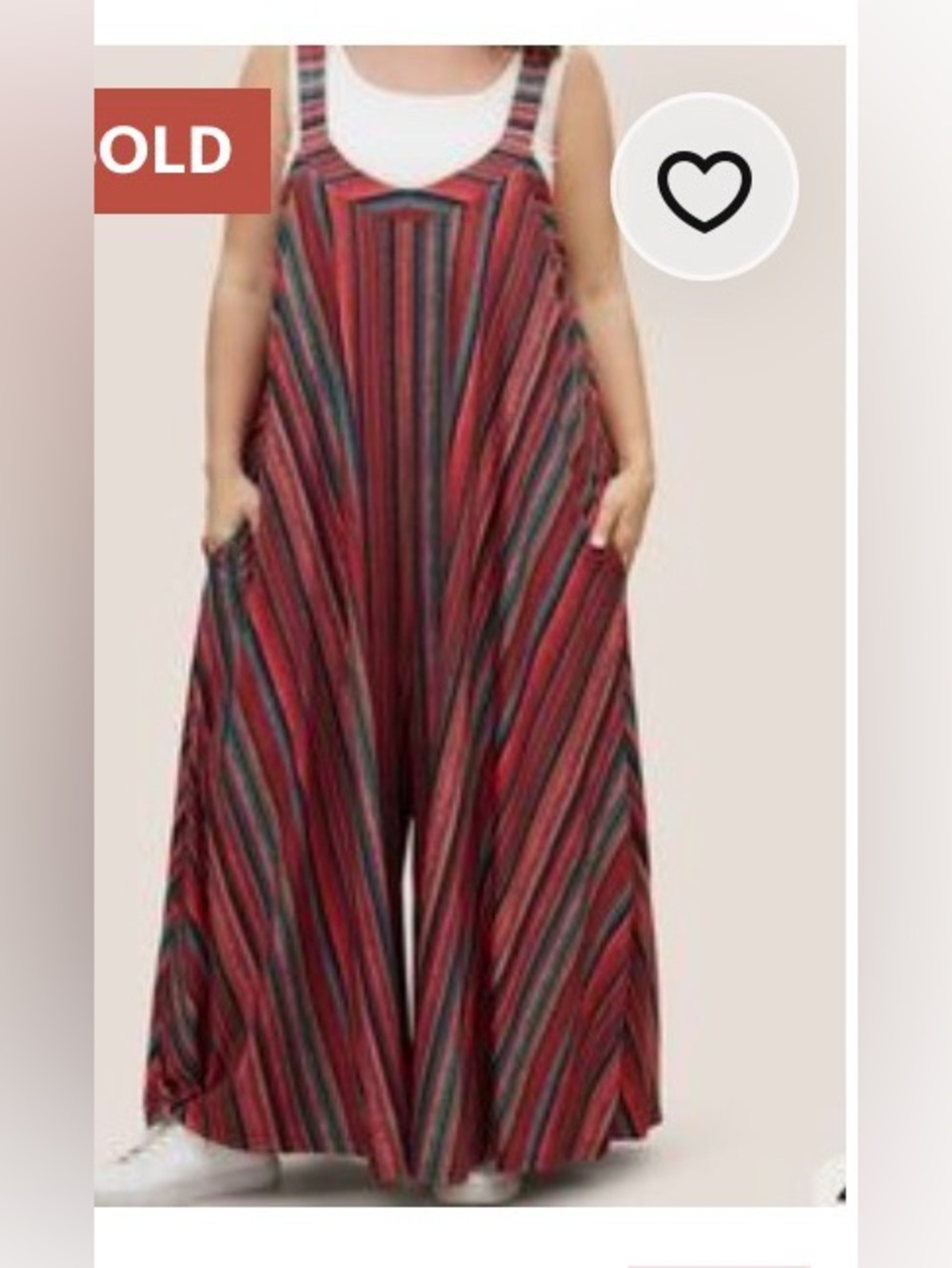 NWOT BloomChic 26 Striped jumpsuit